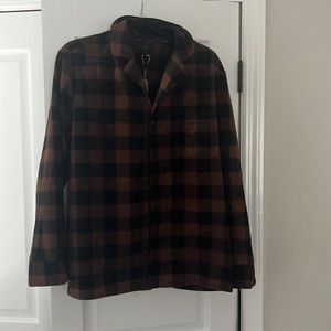 Skims Plaid Fleece PJ Set New With Tags